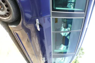 VW Touran 1T 1T3 Tür hinten rechts blau LB5N - ohne Anbauteile - Bild 2