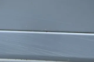 A4 B7 8E NUR Zierleiste Leiste Abdeckung Tür vorne links unten blau LY5J - Bild 7