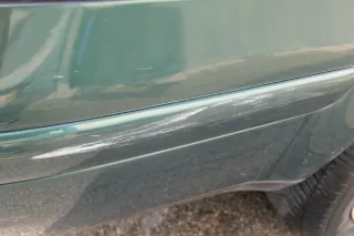VW Golf 4 Bora Kombi Stoßstange hinten Heckstoßstange Stoßfänger grün LC6M - Bild 13