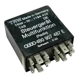 Audi A4 B5 A6 VW Sharan Passat 3B Relais 609 Multifunktion Lenkrad 4B0907487E - Bild 3