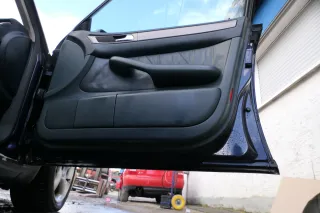 1x Audi A6 4B Türverkleidung Verkleidung Tür vorne rechts Leder grün lago - Bild 2
