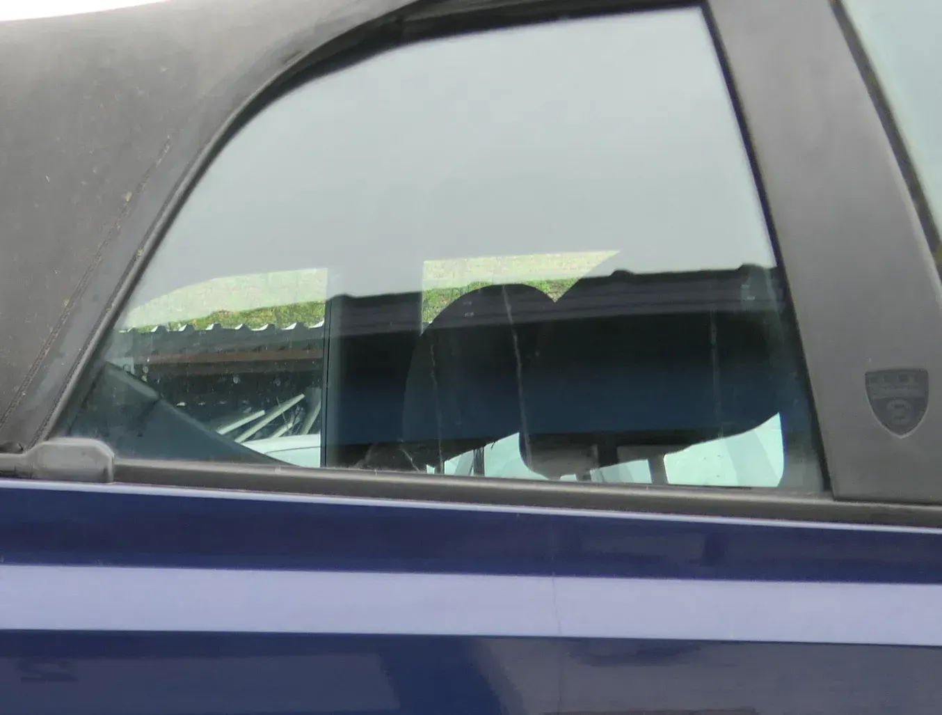 Golf 3 / 4 1E Cabrio hinten rechts Fenster Scheibe Fensterscheibe Seitenscheibe - Bild 1