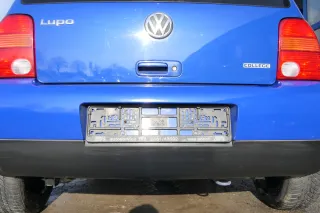VW Lupo Stoßstange hinten Heckstoßstange Stoßfänger blau LW5Z - Bild 5