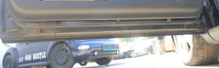 A3 8L Tür Türblatt vorne links grau schwarz LZ9U 2/3-Türer (Griffform beachten - Bild 5