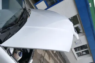 Skoda Fabia 6Y Motorhaube Klappe vorne silber LF7T vorn     (OHNEgrill!) - Bild 2