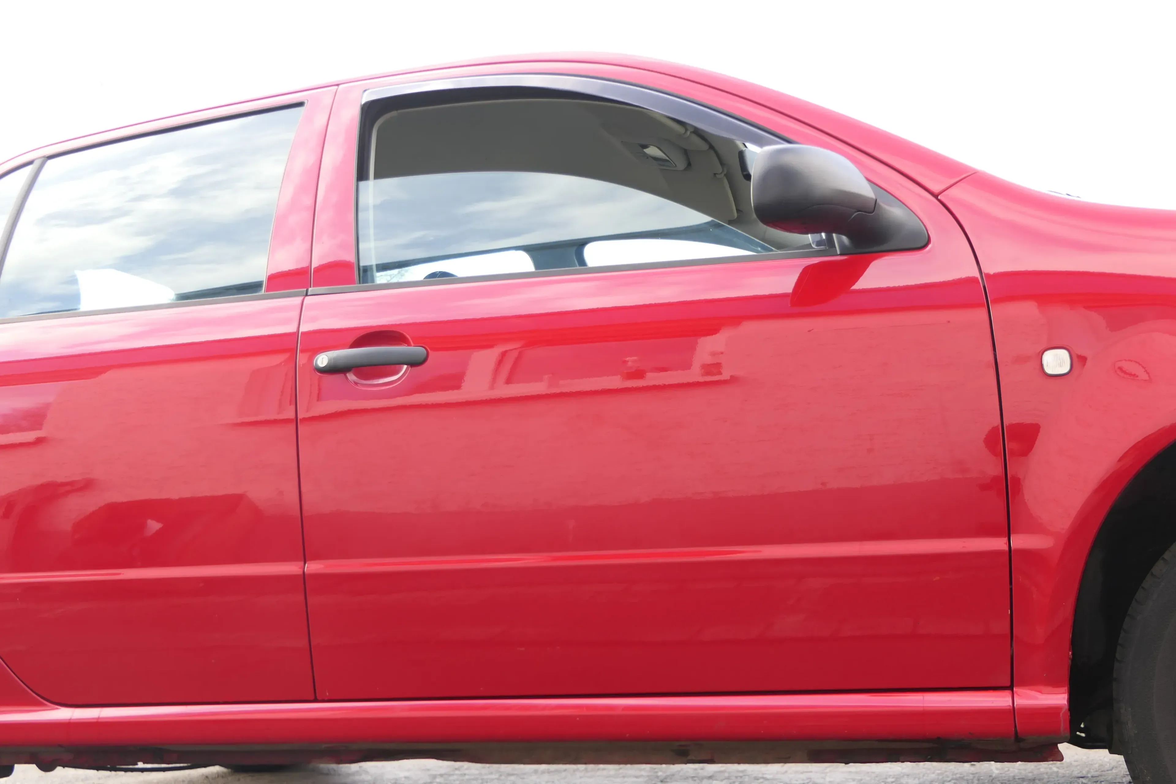 Skoda Fabia 6Y Kombi Limousine Tür vorne rechts Beifahrertür rot LF3K - Bild 1