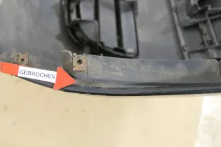 VW Polo 9N Stoßstange Frontstoßstange vorne schwarz L041 - MÄNGEL - Bild 2