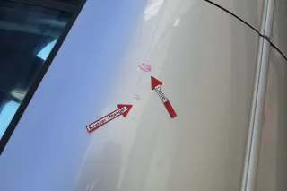 Audi A3 8L Tür Türblatt hinten rechts 4/5-Türer grau silber LY7M - Bild 5