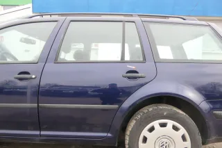 VW Golf 4 Bora Tür hinten links nur Kombi / Variant blau LB5N indigoblau ohne An - Bild 3
