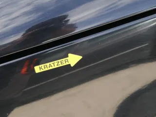 VW Lupo 6X Kotflügel vorne links schwarz L041 - Bild 4