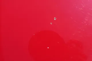 VW Polo 6N2 Motorhaube Haube vorne Klappe rot LP3G - Bild 3