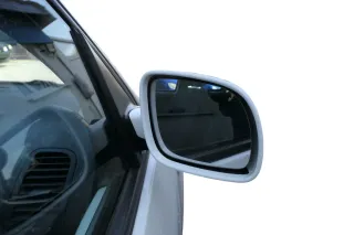 VW Lupo Arosa elektrischer Spiegel Außenspiegel rechts weiß LB9A - Bild 1