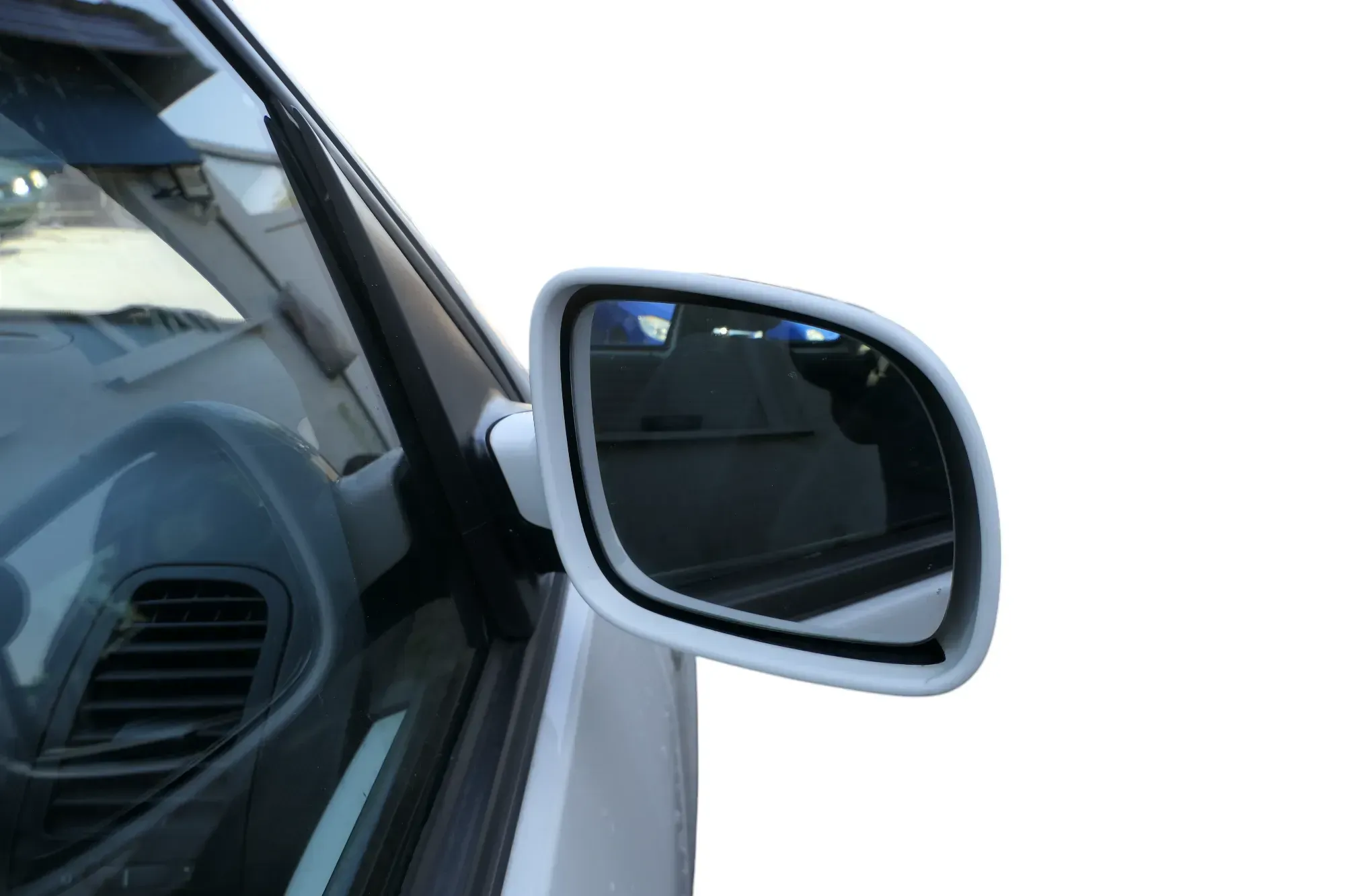 VW Lupo Arosa elektrischer Spiegel Außenspiegel rechts weiß LB9A - Bild 1