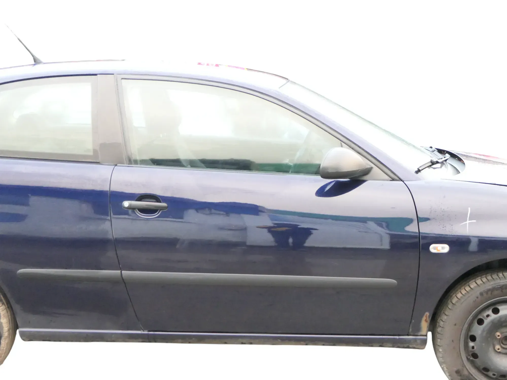 Seat Ibiza 6L Tür Beifahrertür 2/3-Türer vorne rechts blau LW5U ohne Anbauteile - Bild 1