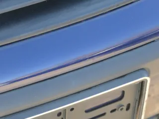 VW Polo 9N Stoßstange Frontstoßstange vorne blau LB5N - Bild 11