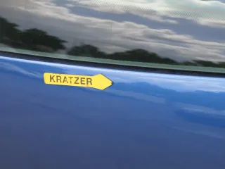 VW Polo 9N3 9N Heckklappe Kofferraumklappe Klappe blau LA5K ohne Anbauteile - Bild 8