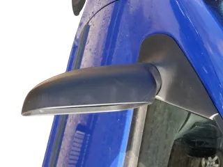 VW Golf 4 Bora manueller Spiegel vorne links Außenspiegel schwarz - Bild 3