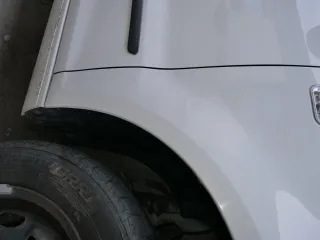 VW Fox 5Z Kotflügel vorne rechts weiß LB9A - Bild 3