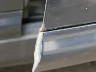 Audi A6 4B C5 Tür nur Türblatt vorne rechts Beifahrertür schwarz LZ9W - Bild 4