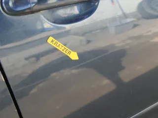 VW Golf Plus 5M Tür vorne rechts Beifahrertür blau LC5F Türblatt + Rahmen - Bild 12