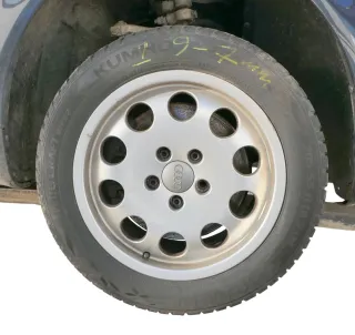 4x A4 B5 A6 4B Alufelgen 205/55 R16 91V Winterreifen Reifen 4B0601025P   7-9mm - Bild 1