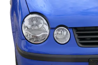 VW Polo 9N Stoßstange Frontstoßstange vorne blau LA5F - Bild 6