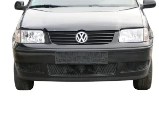 VW Polo 6N2 Stoßstange vorne Frontstoßstange Stoßfänger schwarz LC9Z - Bild 1