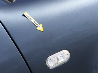 VW Bora Kotflügel vorne rechts original - grau LC7V 1J5821022 - Bild 16