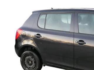 Skoda Fabia 5J Limousine Tür hinten rechts schwarz LF9R - ohne Anbauteile - Bild 2