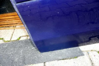 VW Polo 9N 9N3 Tür hinten links blau LB5N 4-Türer (Mängel siehe Text) - Bild 5
