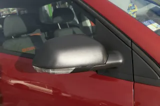 VW Polo 9N 9N3 mechanischer Spiegel Außenspiegel rechts vorne schwarz Blinker - Bild 1