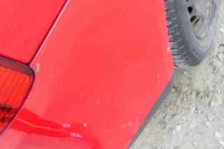 VW Touran 1T Stoßstange hinten Heckstoßstange Stoßfänger rot LY3D - Bild 5