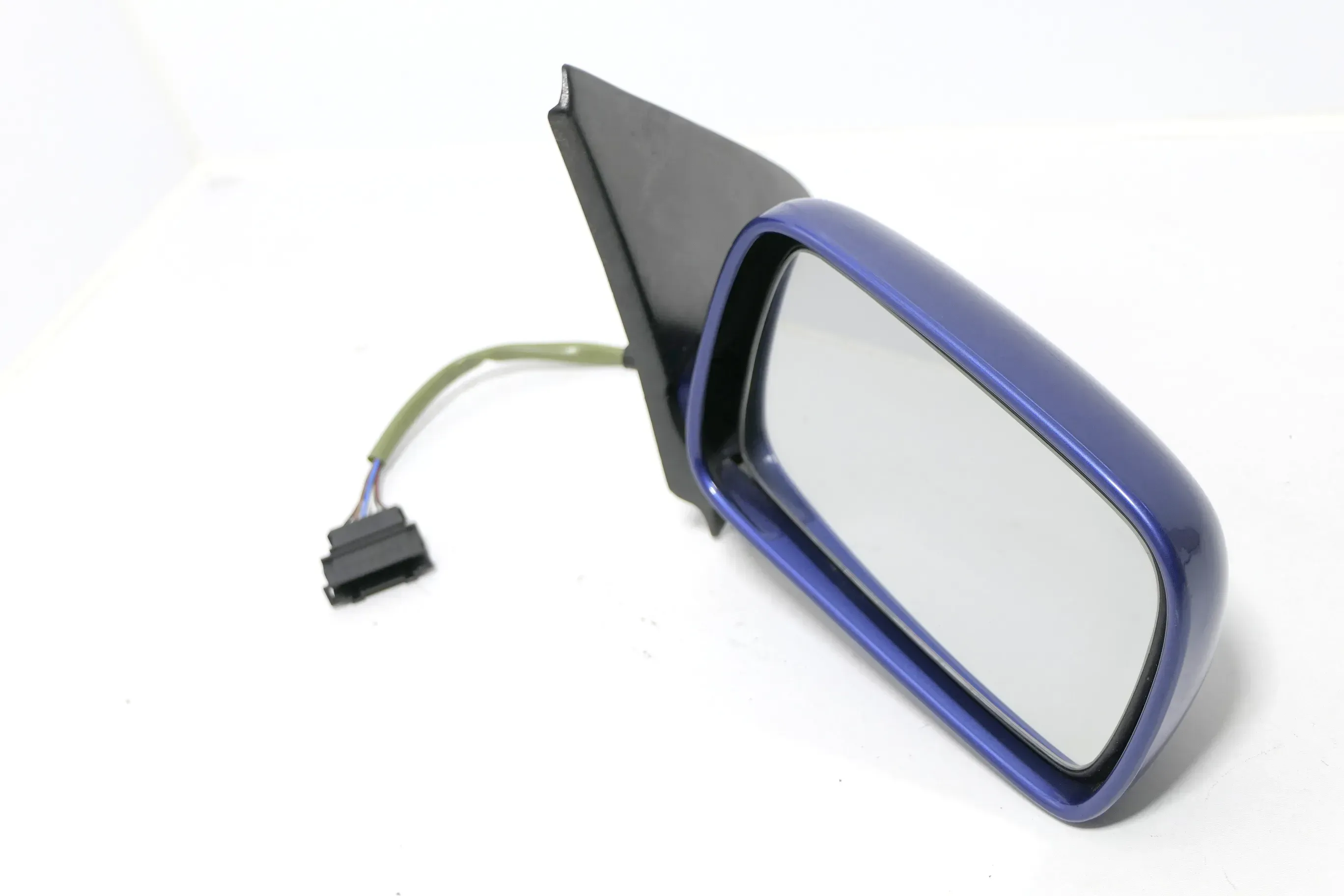VW Polo 6N elektrischer Spiegel Außenspiegel rechts außen mit Glas blau LR5V - Bild 1