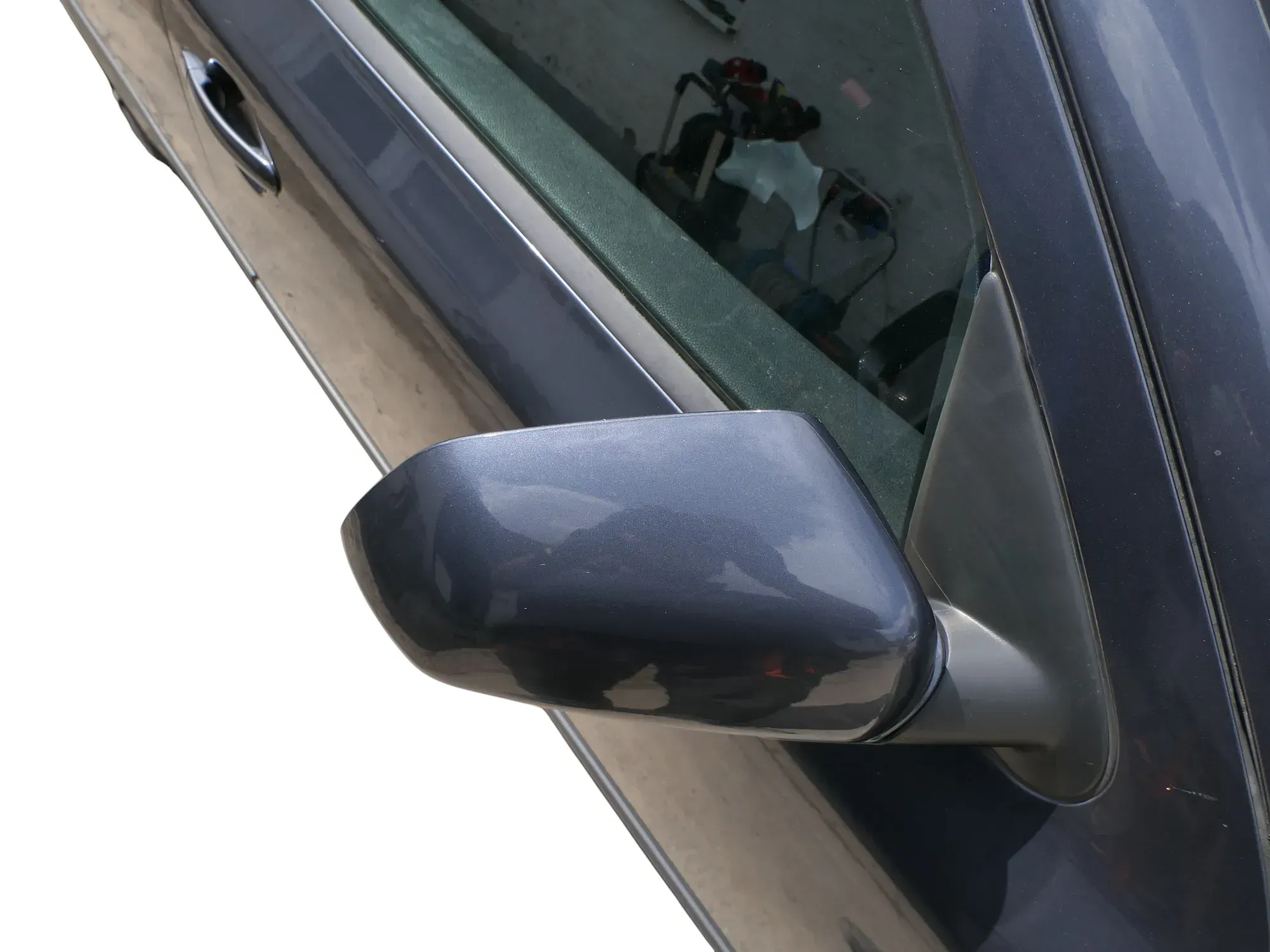 Skoda Octavia 1Z elektrischer Spiegel Außenspiegel rechts LF8J grau - Bild 1