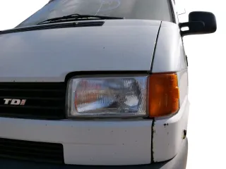 VW T4 kurze Version Grill Kühlergrill VW Zeichen Logo weiß R902 Allstar - Bild 4