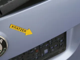 Skoda Roomster 5J Heckklappe hinten Kofferraumklappe mit Scheibe blau LF5Y - Bild 9