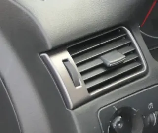Audi A6 4B C5 Lüftungsdüsen Abdeckung Dekor Blende grau netzoptik Quattro rechts - Bild 2