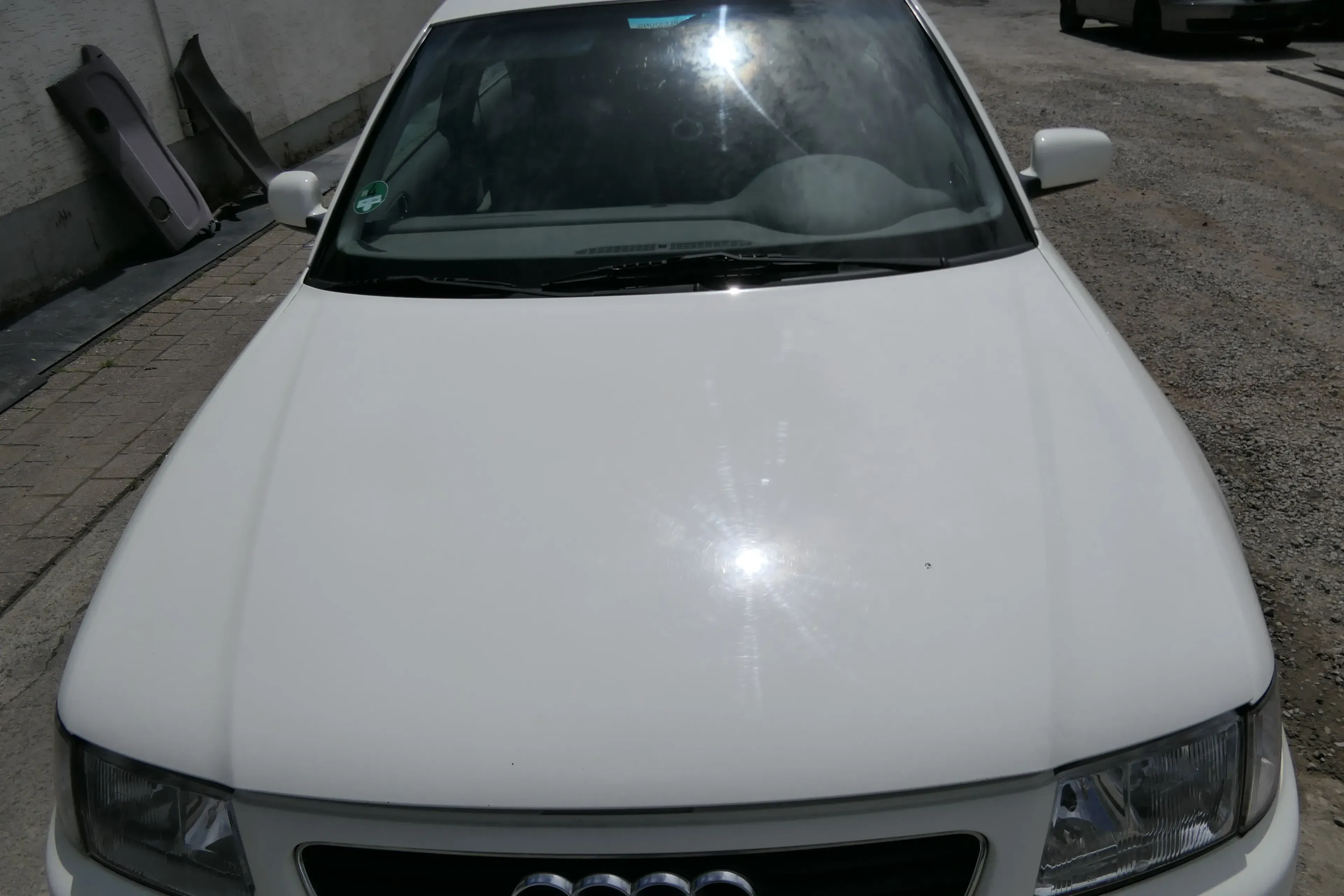 Audi A3 8L Motorhaube Frontklappe Haube weiß LY9G auch für Facelift - Bild 1