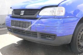 Seat Arosa 6H Stoßstange vorne vorn Frontsttoßstange blau LS5J - Bild 3