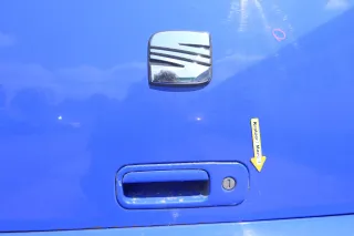 Seat Arosa Heckklappe Klappe hinten Kofferraumklappe blau LS5J bis ca. Bj. 2000 - Bild 2