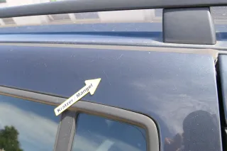 VW Golf 4 Bora Tür hinten links nur Kombi / Variant grau LC7V - Bild 3