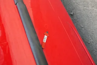 VW Lupo Seat Arosa Tür vorne links Fahrertür rot LP3G (mechanischer Fenster - Bild 7