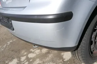 VW Polo 9N 9N3 Stoßstange Heckstoßstange hinten silber LA7W - Bild 10