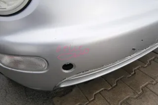 VW New Beetle 9C Stoßstange vorne Stoßfänger vorn silber grau LG9R - Bild 8