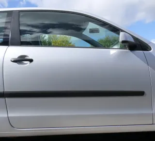 VW Polo 9N 9N3 Tür vorne rechts Beifahrertür 2/3-Türer silber LA7W ohneAnbauteil - Bild 1