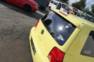 VW Lupo 6X Heckklappe Klappe Kofferraumklappe Scheibe gelb LD1B Spoiler Tuning - Bild 7