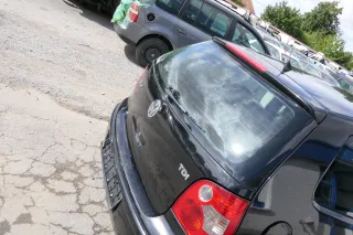 VW Polo 9N3 9N Heckklappe Kofferraumklappe Klappe schwarz L041 - Scheibe - Bild 4