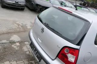 VW Polo 9N Fun Heckklappe Kofferraumklappe Klappe hinten silber LA7W metal - Bild 3