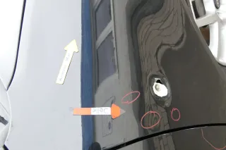 Audi A3 8L Kotflügel vorne rechts schwarz LY9B - Bild 3