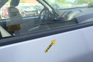 VW Lupo Seat Arosa Tür vorne rechts Beifahrertür silber LA7W (mechanischerFenst - Bild 5